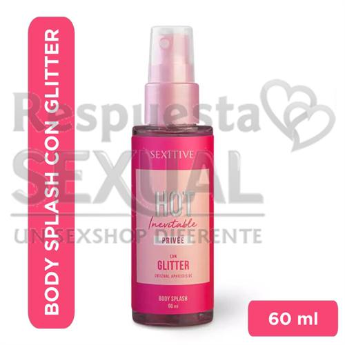 Body Spash Privee con glitter 60ml